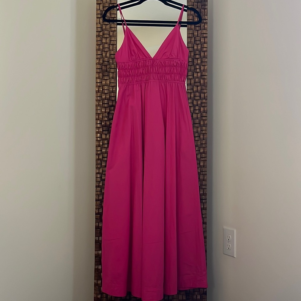 Hot Pink Maxi Dress Zara